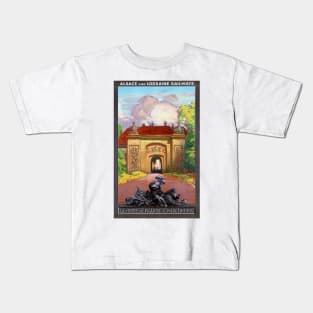 Vintage Travel Poster France Phalsbourg Kids T-Shirt